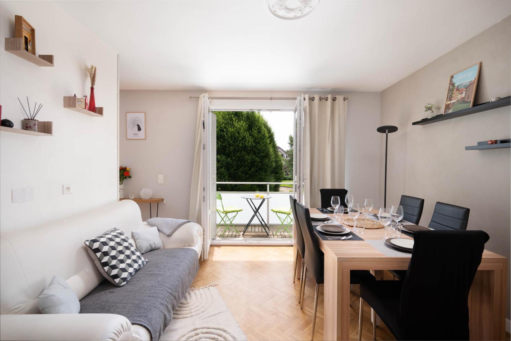 Appartement Cosy 6 Pers Pres Du Lac Avec Garage 阿讷西 外观 照片
