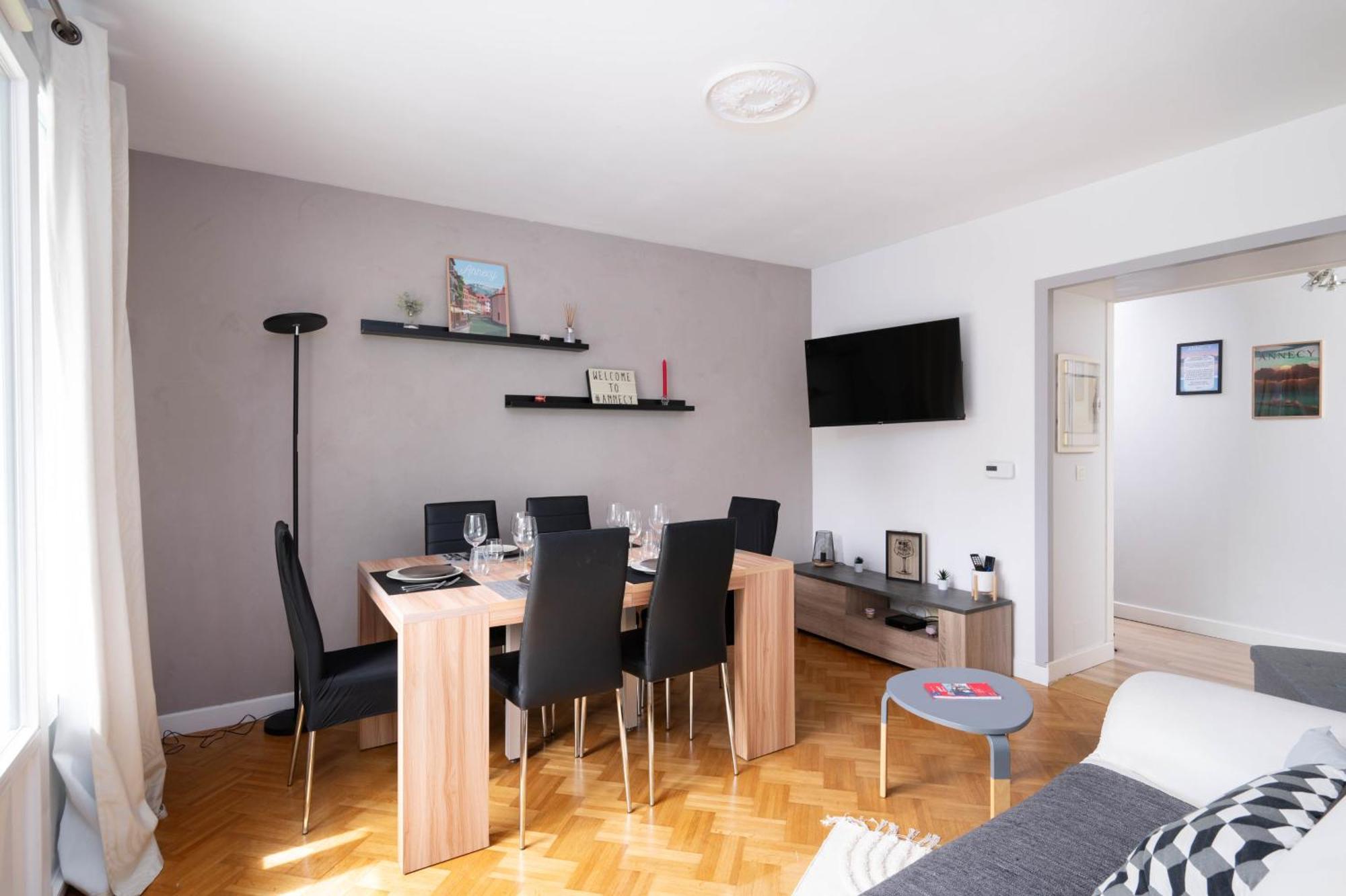 Appartement Cosy 6 Pers Pres Du Lac Avec Garage 阿讷西 外观 照片